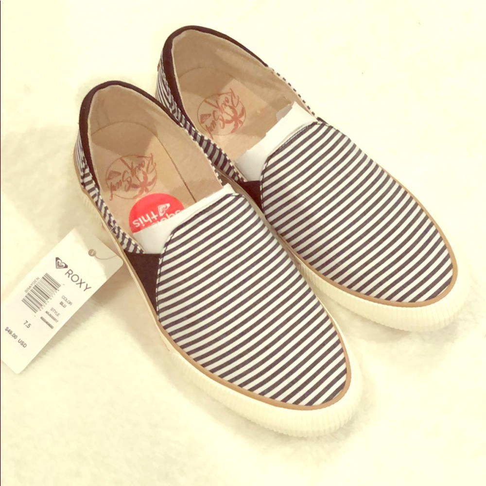 Roxy flat slip ons